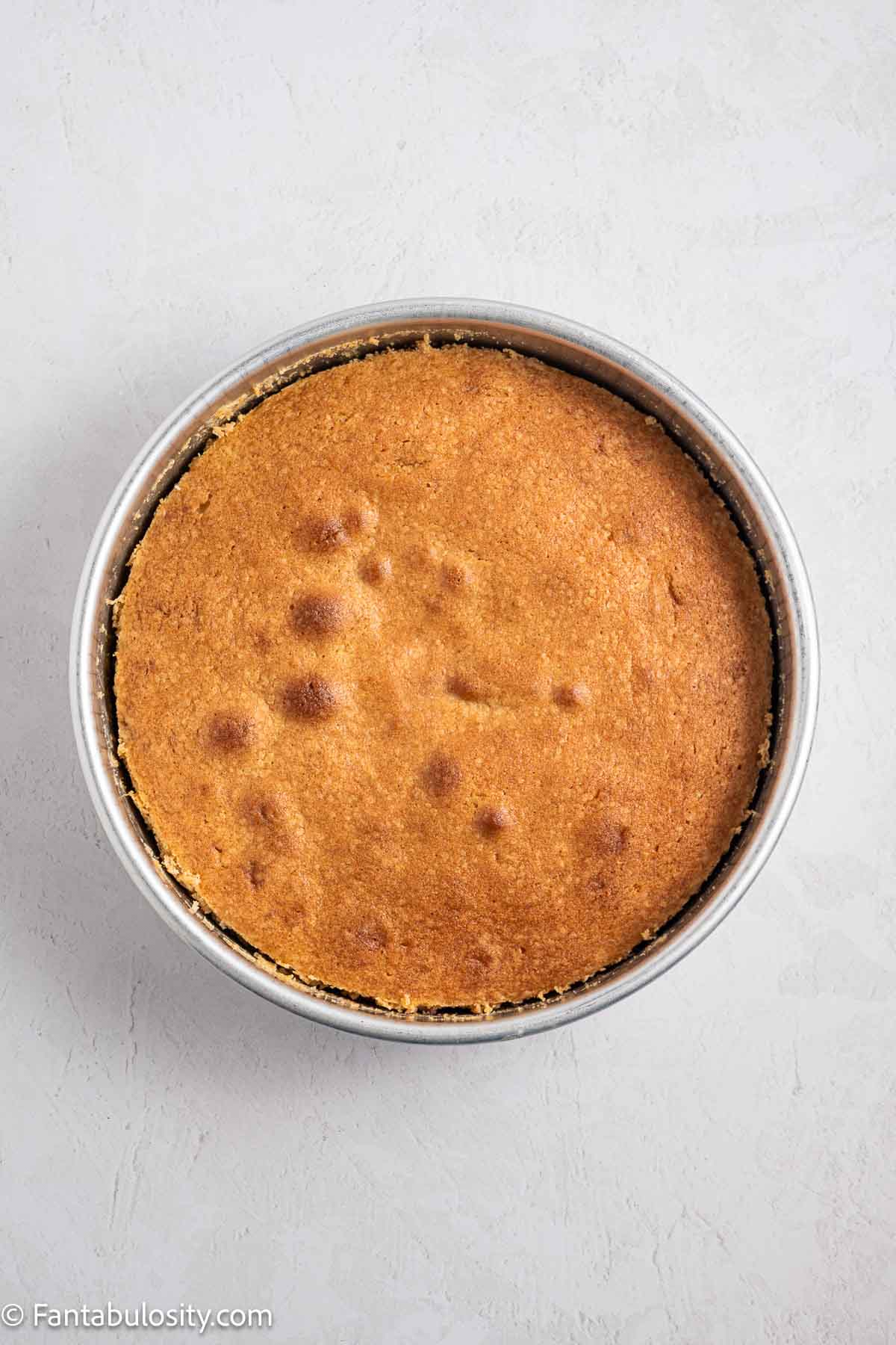 Baked orange upside down cake.