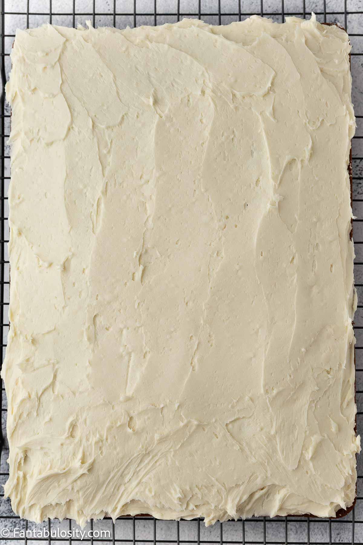 Brown sugar icing for chocolate chip cake.