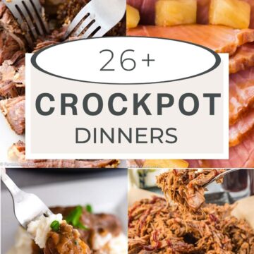 Crockpot recipe collage